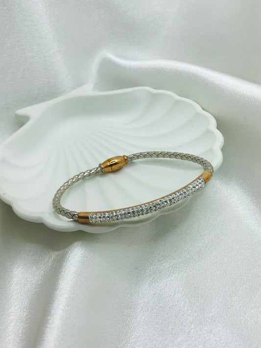 Metal Two-Tone Bracelet