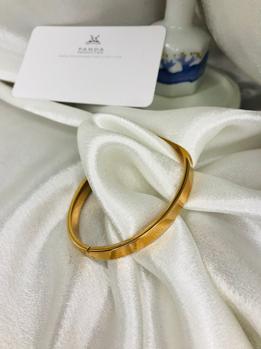 Minimalist Rose Gold Cuff Bracelet