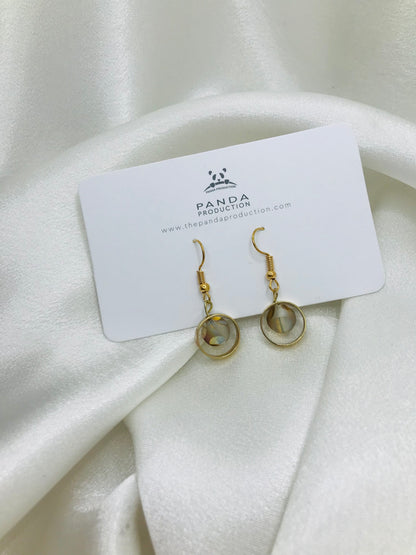 Circle bead Earrings