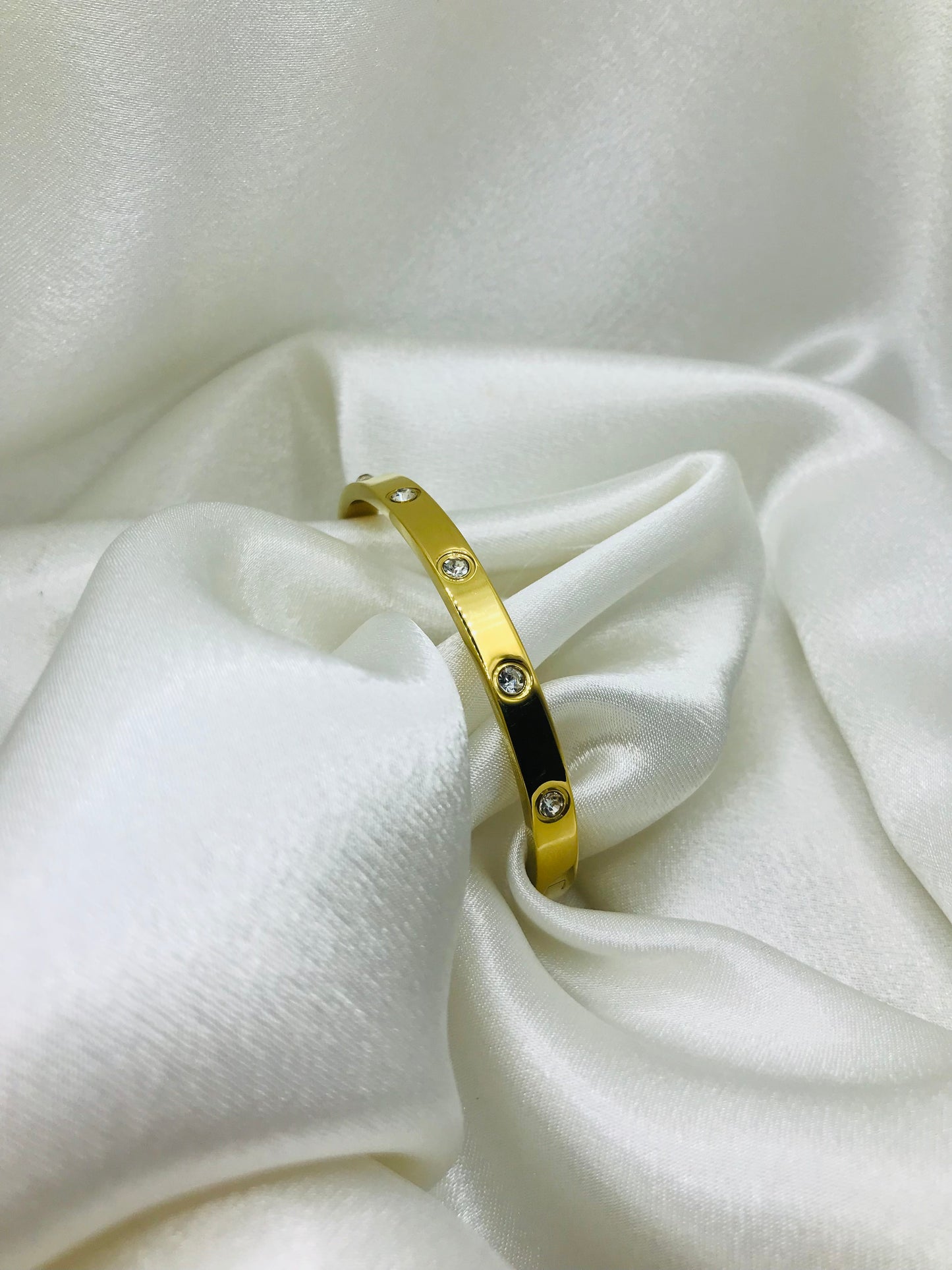 Cartier Inspired Full Stone Handcuff