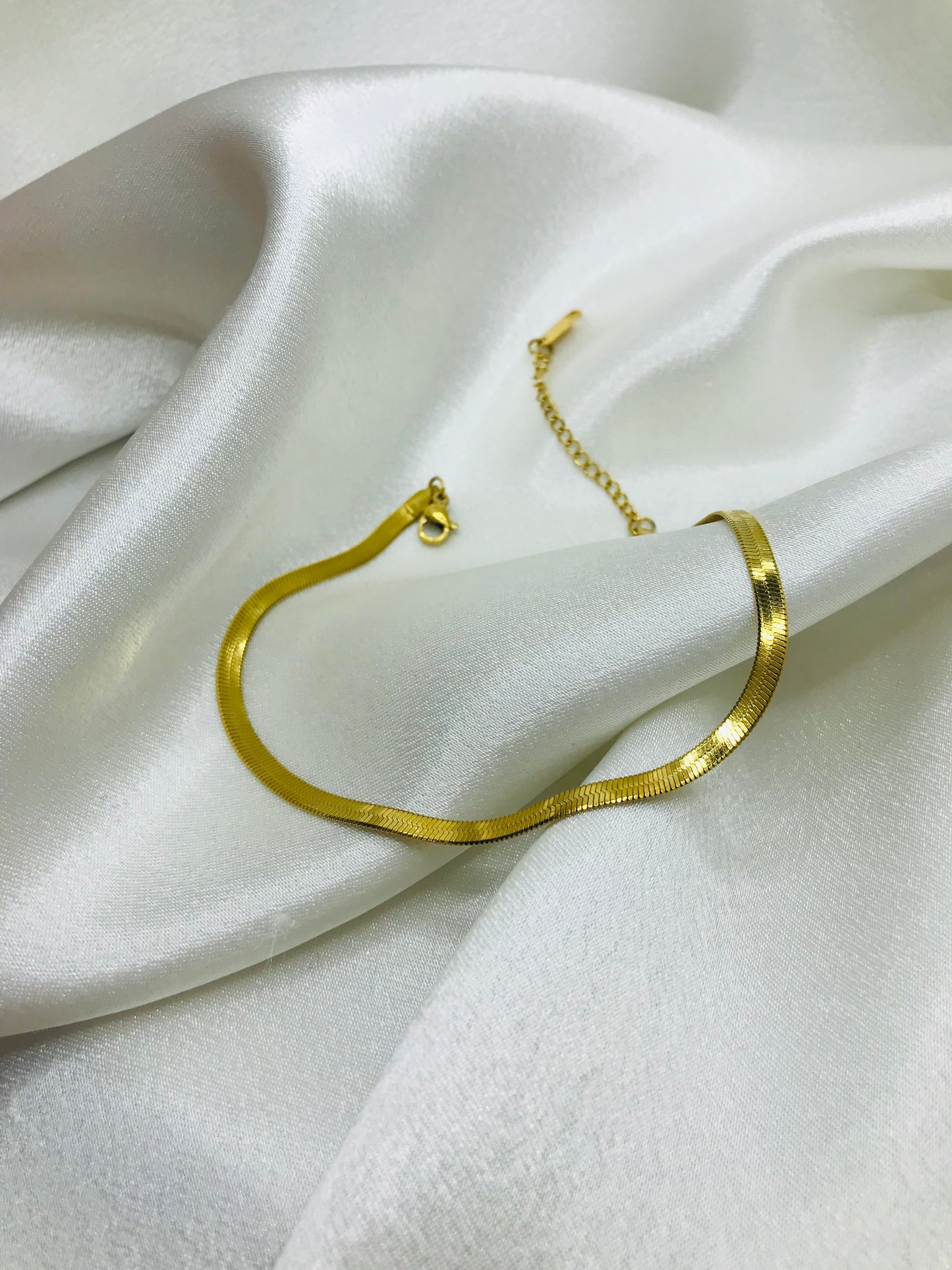 Gold Snack Chain Bracelet