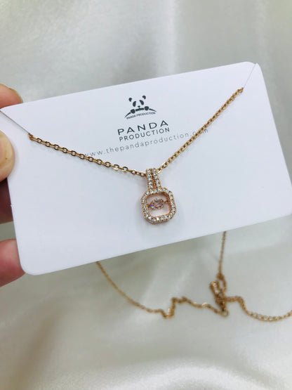 Rose Gold Diamond Pendant